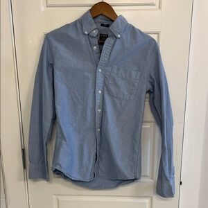 J. Crew Men's Light Blue Casual Shirt